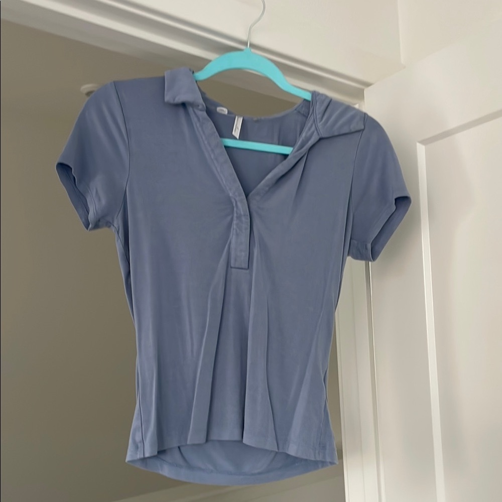 Women's Travis Matthews Blue Collared Top